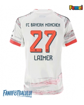 Bayern Munich Konrad Laimer #27 Tricou Fotbal Replică 2025-26 Femei Deplasare